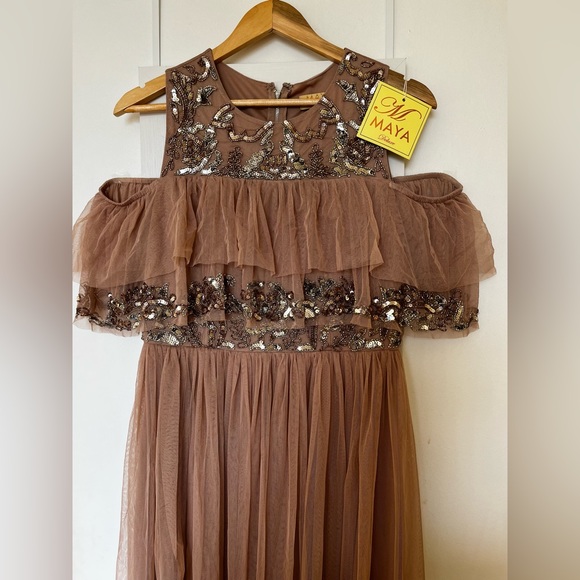 ASOS tulle maxi occasion dress - Picture 4 of 6